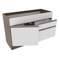 thumbnail image 4 of Mueble de Cocina Para Tarja Madesa Glamy 120 cm 1 Puerta y 2 Cajones (Sin Tablero ni Tarja) Marrón/Blanco, 4 of 5