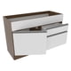thumbnail image 4 of Mueble de Cocina Para Tarja Madesa Glamy 120 cm 1 Puerta y 2 Cajones (Sin Tablero ni Tarja) Marrón/Blanco, 4 of 5