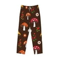 thumbnail image 4 of Balery Woodland Mushroom print Men's Pajama Pants,Ultra Lightweight Pjs,Lounge Pant-XX-Large, 4 of 9