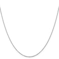 thumbnail image 3 of Leslie's 14K White Gold 1.1 mm Flat Cable Chain (Weight: 1.55 Grams, Length: 18 Inches), 3 of 5