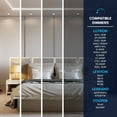 thumbnail image 5 of Luxrite 2" Square LED Recessed Lighting, 15W, 5CCT 2700K-5000K, 1000LM, Dimmable, Wet Rated 2-Pack, 5 of 8