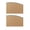 Brown Rear 2pc, variant on Embedded Track Car Window Privacy Shades, No-Drill Blackout Side Window Curtains for SUV Van Truck, UV Sun Block, Father's Day Gift