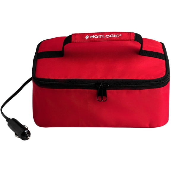 Hot Logic Food Warming Tote Lunch Bag 12V, Red
