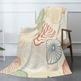 thumbnail image 3 of XMXT Throw Blanket, Colorful Shell Texture Flannel Blanket for Bed Sofa, 50 x 70 inches, 3 of 9