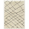 thumbnail image 1 of Morocco Shag Sahara Ivory & Black 8 ft. x 10 ft. Area Rug, 1 of 5