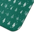thumbnail image 5 of Green Christmas Tree and Snow Pattern Dish Drying Mat for Kitchen 1 Pack, Ultra Absorbent Microfiber Dishes Drainer Mats,16x18in(41x46cm), 5 of 6