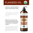 thumbnail image 2 of velona USDA Certified Organic Flaxseed Oil - 16 Fl Oz |100% Pure and Natural Carrier Oil | Unrefined, Cold Pressed | Body, Face & Skin Care | Use Today - Enjoy Results, 2 of 6