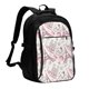 thumbnail image 1 of Fotbe Romantic Travel In Paris Mochila con Estampado y Puerto USB para Hombre y Mujer, Mochila Antirrobo, Mochila de Viaje, Mochila Escolar, Mochila Universitaria, 1 of 7