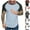 Gray, variant on Dovford Men's Muscle T-Shirt Pleated Raglan Sleeve Bodybuilding Gym Tee Short Sleeve Fashion Workout Shirts Hipster Shirt