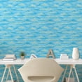 thumbnail image 3 of Ambesonne Cloud Peel & Stick Wallpaper for Home, Outline Cumulus Spring Season, 13"x72", Blue Pale Blue White, 3 of 6