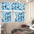 thumbnail image 2 of Aplkyhs Window Treatment Decor Small Window Swag and Tiers Thermal Insulated Pack of 3 Easy to Install with Rod Pocket for Bathroom and Laundry Decoration, 2 of 6
