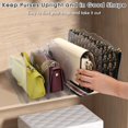 thumbnail image 3 of Organizador de Carteras para Closet SSAWcasa, Separador Acrílico para Estantes, 3 of 8