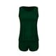 thumbnail image 5 of Tankini para mujer, traje de baño de dos piezas con tirantes, espalda descubierta, color liso, con bloques de color y hombros descubiertos, para mujer, tankini, 2 piezas, 5 of 7