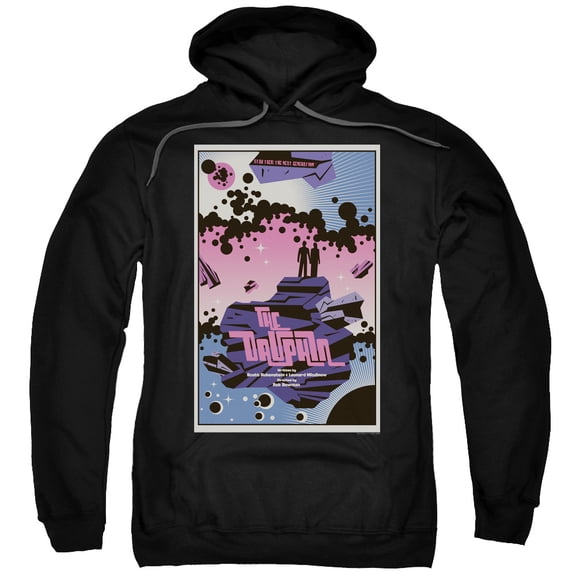 Star Trek Tng Season 2 Episode 10 Adult Pullover Hoodie Sweatshirt Black