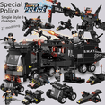 thumbnail image 2 of Bloques de construcción ensamblados de partículas pequeñas de la serie militar LEGO compatibles, rompecabezas, juguetes de iluminación para niños y niñas, 2 of 5