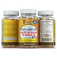 thumbnail image 2 of Sunshine Naturals Cod Liver Oil Dietary Supplement, 200 Softgels, 2 of 5