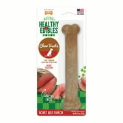 Nylabone Healthy Edibles All-Natural Long Lasting Roast Beef Flavor Chew Treats 1 Count Giant - Up to 50 lbs.