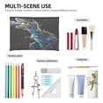 thumbnail image 4 of Susaid colorful flames dinosaur Print Makeup Mini Bags for Women Multi Color Cosmetics Bag Travel Toiletry Bag Pencil Pouch Blank Makeup Bags with Zipper, 4 of 7