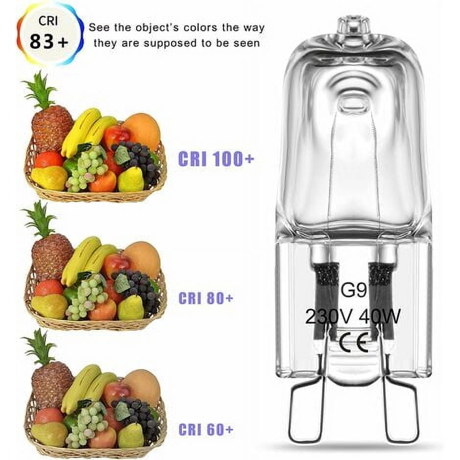 AEG CDA Oven Halogen G9 Lamp 230V 40W 300°C – Clear Glass – 8085641028-1