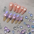thumbnail image 6 of UDIYO 1 Box Nail Decoration Plentiful Quantity Waterproof Resin Glue on Type 3D Love Heart Nail Art Decor DIY Crafts Birthday Gift, 6 of 6