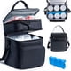 thumbnail image 1 of Bolsa de almacenamiento de leche materna + Bolsa refrigerante SFYBYHEART para 6 biberones, 1 of 8