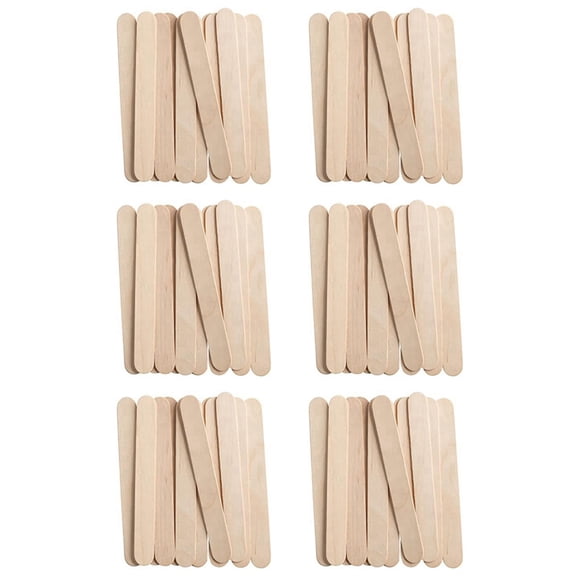 [600 Count] 3.6 Inch Wooden Multi-Purpose  Sticks, Craft, Ice Cream, Wax, Waxing, Tongue Depressor Wood Sticks