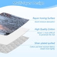 thumbnail image 4 of Ironing Mat Portable Ironing Blanket for Table Top Travel Ironing Pad for Washer Dryer 27.6" x 47.2" House and Snowman, 4 of 6