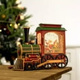thumbnail image 6 of Christmas Snow Globe Lantern - Santa in Musical Train with LED Glittering,Xmas Gifts, 6 of 6