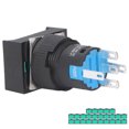thumbnail image 1 of Interruptores De Bloqueo Automático, Interruptor De Botón Rectangular 220V 16mm Contacto Deslizante Seguro No Oxidado Para Electrodomésticos, 1 of 7