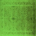 thumbnail image 1 of Ahgly Company Indoor Square Oriental Green Industrial Area Rugs, 4' Square, 1 of 4