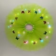 thumbnail image 2 of ZHOGXU Baby Girls Soft Tutu Skirt Shining Mesh Butterflys Print Led Light Elastic Waist Dance Princess Skirt,Mint Green,One Size, 2 of 4