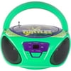 Sakar Nickelodeon 57065-tru Teenage Mutant Ninja Turtles CD Boombox
