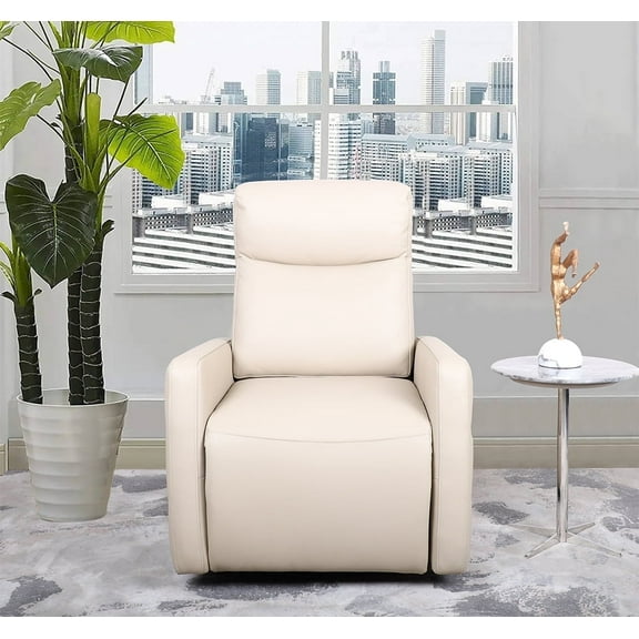 Pelvora Genuine Leather Zero Gravity Power Recliner with USB Port