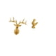 thumbnail image 5 of Escultura De Pared De Cabeza De Ciervo De Resina Estilo Bohemio Y Figura De Pollo, Decoración Feng Shui Para La Oficina, Hogar, Estatua De Gallo Coleccionable, Obra De Arte Para Cumpleaños,, 5 of 8
