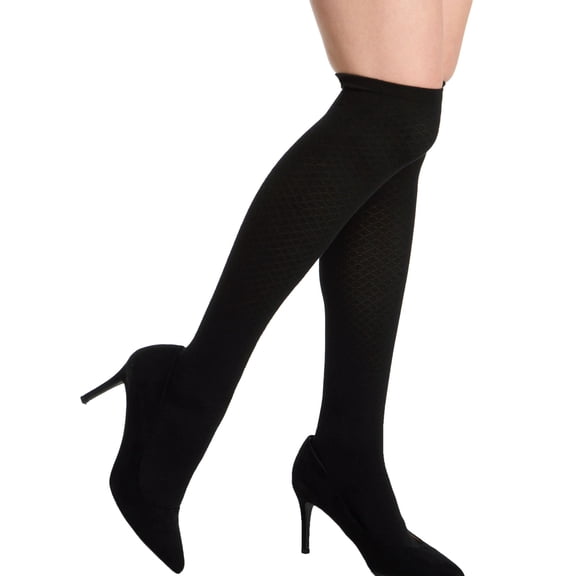 Women's Berkshire 9252 Compression Non-Binding Knee-Hi (Black O/S)