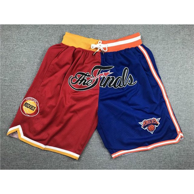 Pantalons de Basketball Shorts Brodés Denses Rétro Pantalons Brodés Complets