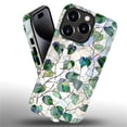 thumbnail image 3 of Punmada Compatible with iPhone 16 Pro Matte Case For Girl Boy Full Body Protective Hard Shell Esthetics Pattern Art Deco Stained Glass Spring Foliage, 3 of 7