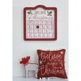 thumbnail image 3 of Parisloft Days Until Christmas Red Framed Wood Wall Countdown Calendar with Magnet, 3 of 8