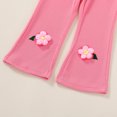 thumbnail image 7 of Happy Town Infant Baby Girl Long Sleeve Sweatshirt Flare Pants 2-Piece Set Fall Winter Toddler Girl Outfits, 7 of 7