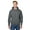 CHARCOAL HEATHER, variant on Hanes Adult 9.7 oz. Ultimate Cotton 90/10 Pullover Hood - F170