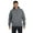 Charcoal Heather, variant on The Hanes 97 oz Ultimate Cotton 90/10 Pullover Hood - MAROON - S
