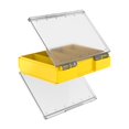thumbnail image 1 of Almencla Boîte à Pêche Portable pour Hameçons Appâts d'Eau Douce Salée Jaune, 1 of 8