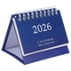 thumbnail image 1 of Mini calendario de escritorio 2026, plegable, de pie, pequeño, planificador mensual para el hogar y la oficina., 1 of 6