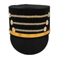 thumbnail image 1 of Nutcrackers Soldier Tall Hat Stage Performances Hat Warm Comfortable Hat for Holiday Celebrations White, 1 of 5