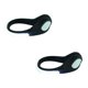 thumbnail image 1 of Naiovety Clip de luz de seguridad para calzado deportivo LED, 2 uds., para corredor nocturno, corredor, caminante, motero Ropa Deportiva, Zapatos Concha negra clara blanca, 1 of 5