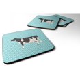 thumbnail image 1 of "Treasures Holstein Cow Blue Check posavasos decorativos, 3.5", multicolor Caroline's Treasures BB7996FC, 1 of 1