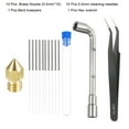 thumbnail image 2 of 10Pack 0.4mm 3D Printer Nozzles, with 10Pack Cleaning Needles and Wrench, 2 of 6