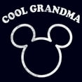 thumbnail image 2 of Women's Mickey & Friends Distressed Cool Grandma  Graphic T-Shirt, 2 of 4