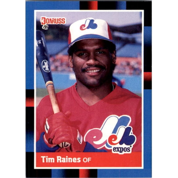 1988 Tim Raines Donruss Baseball Card #345