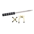 thumbnail image 2 of DYNWAVECA Pont Rétractable pour Queue de Billard Pont de Queue de Snooker Portable avec Tête de Pont pour Table de Billard Équipement de Compétition Tête Haute Tête Croisée, 2 of 10